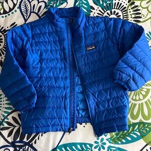 Kids Patagonia cobalt blue down jacket. Gently used.